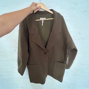 Apiece Apart Acacia Overcoat in Olive